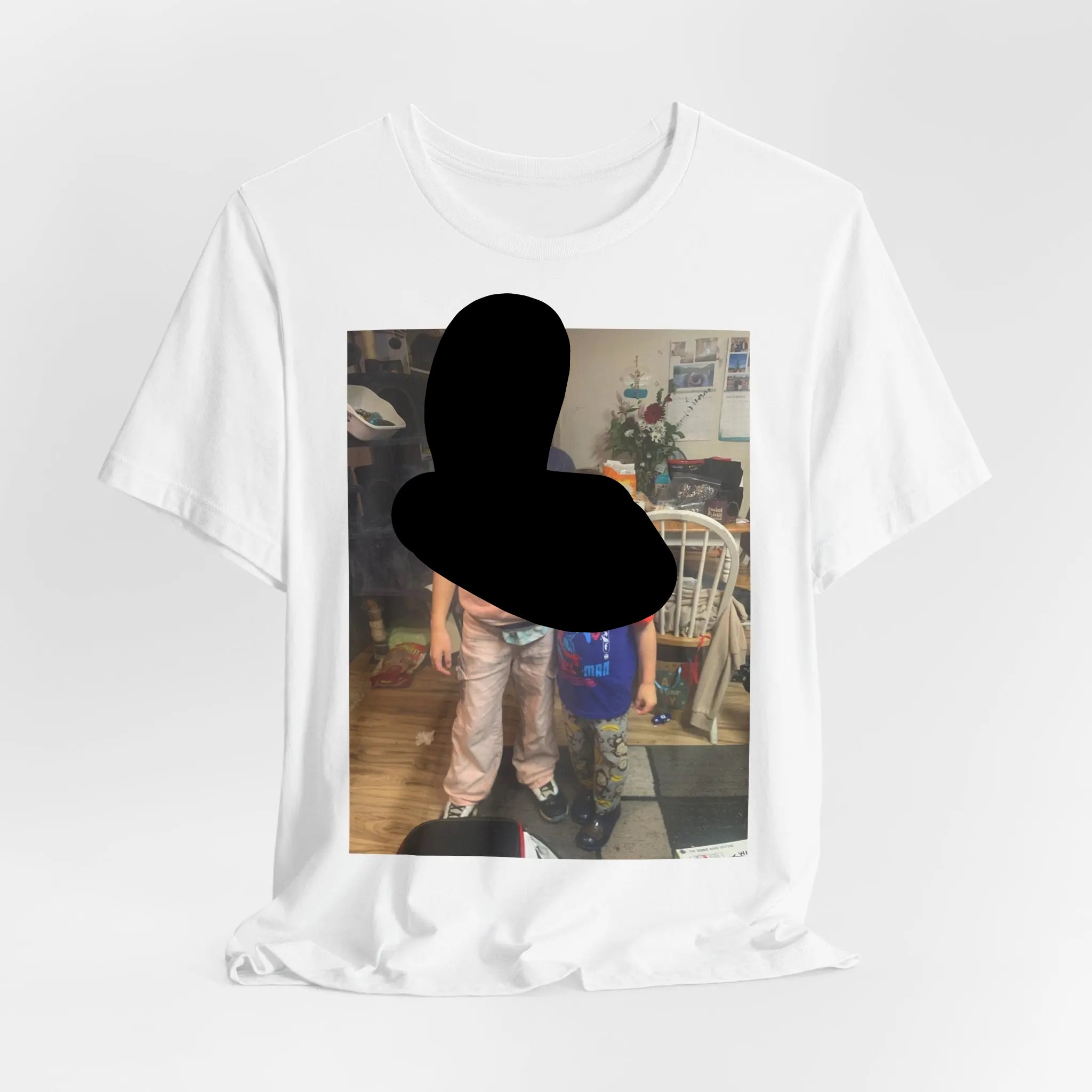 Photo Print T‑Shirt — Personalized Kids Photo Tee (Custom Family Picture) Printify