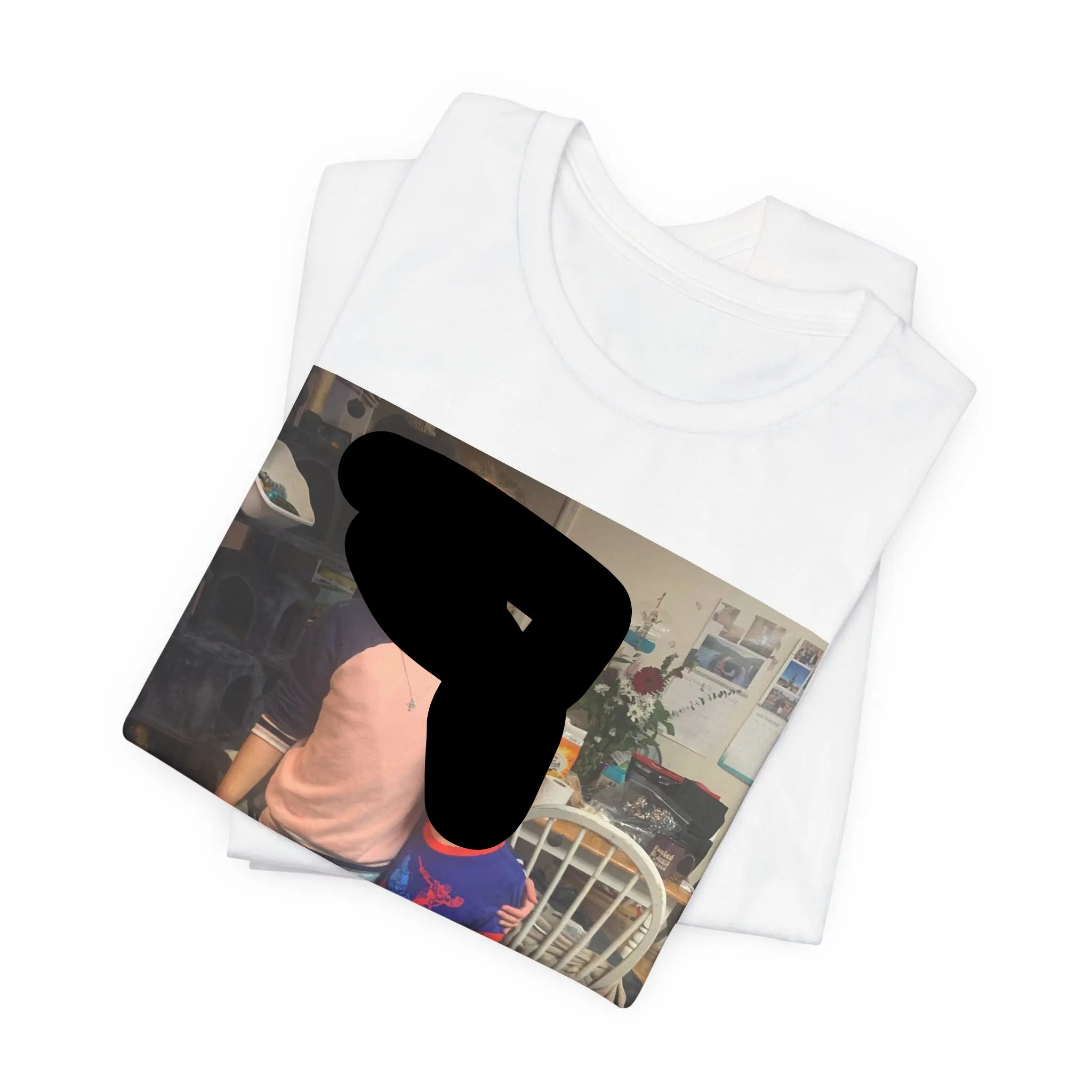 Photo Print T‑Shirt — Personalized Kids Photo Tee (Custom Family Picture) Printify