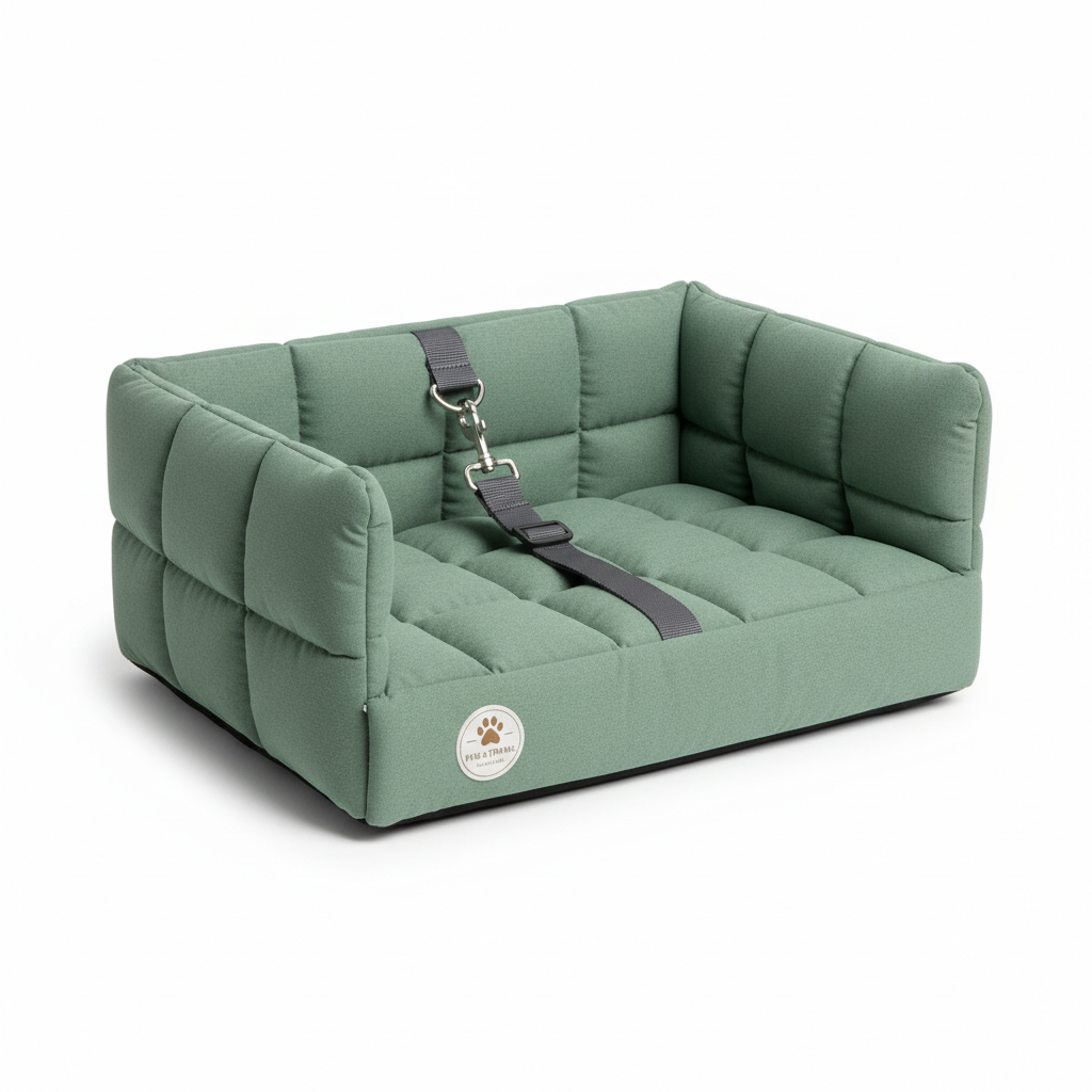 Calming car seat cover for dogs