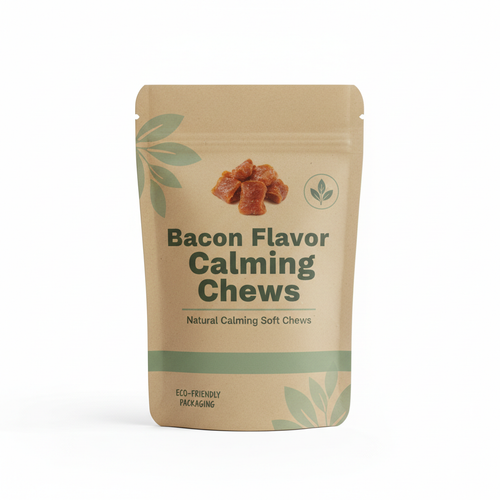 Bacon flavor calming soft chews for anxious dogs